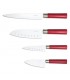 Set 4 Cuchillo Santoku con Recubrimiento Cerámico