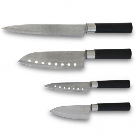 Set 4 Cuchillos Santoku