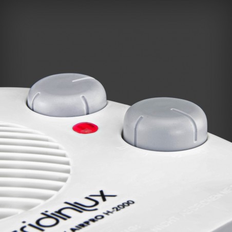 Calefactor Homely AirPro H-2000. 2000 W Potencia, 3 Modos, Termostato Regulable, Sistema de Seguridad, Bajo Consumo