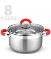 Bateria de Cocina 8 Pzs Elite Chef Munich