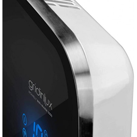 Radiador Cristal Eléctrico Homely WiFi Warm 2000W Gridinlux | Control Móvil App y WIFI | 2 Potencias | Bajo Consumo