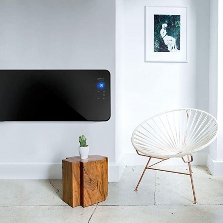 Radiador Cristal Eléctrico Homely WiFi Warm 2000W Gridinlux | Control Móvil App y WIFI | 2 Potencias | Bajo Consumo