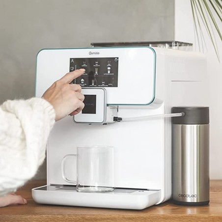 Cecotec Cafetera megautomática Cumbia Power Matic-ccino 9000 Serie Bianca