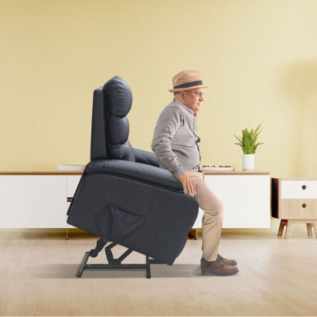 Sillón Masaje Extra Acolchado Levanta-Personas Gridinlux