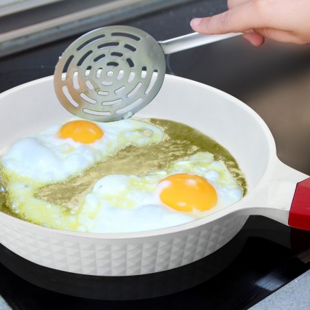 Set Sartenes 5 Piezas. Aluminio Fundido, Titanio, Calidad Premium, Resistentes, Aptas para todo tipo de Cocinas