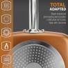 Set Sartenes Copper Pan 12 pzs, Antiadherente, Cerámica, Revestimiento Cobre Alta Calidad,