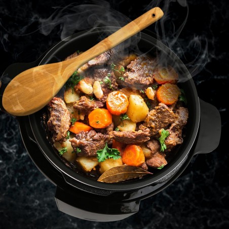 Olla Robot Programable, 14 Programas, Gran Capacidad, Táctil, Sistema de Seguridad. Accesorios y Recetario. Cocina Fácil