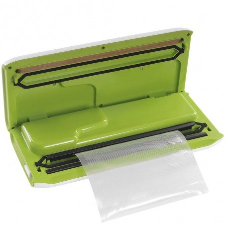 Envasadora al vacío, Fácil de usar, Modos de envasado, Regulable, Táctil, Ligera, Incluye Rollo de Bolsas