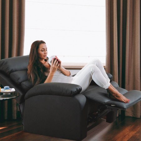 Sillón Relax Masaje Extra acolchado| Reclinable | Calor Lumbar | 8 Motores | Mando de Control | 4 Zonas de Masaje