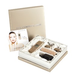 Age Control Skin. Tratamiento Facial, 4 en 1, Corrientes Galvánicas, Antiarrugas, 3 Cabezales, Belleza Profesional