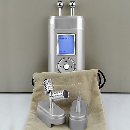Age Control Skin. Tratamiento Facial, 4 en 1, Corrientes Galvánicas, Antiarrugas, 3 Cabezales, Belleza Profesional