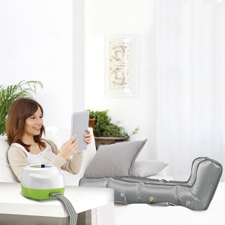 Presoterapia AirPress PETIT Equipo completo | Accesorios para Brazos, Piernas, Glúteos y Abdomen | 3 Programas y 10 intensidades