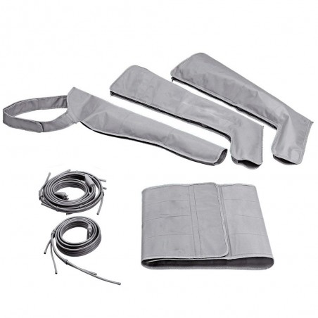 Presoterapia AirPress PETIT Equipo completo | Accesorios para Brazos, Piernas, Glúteos y Abdomen | 3 Programas y 10 intensidades