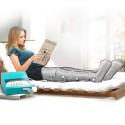 Equipo completo de Presoterapia AirPress Turquesa | Accesorios para Brazos, Piernas y Abdomen | 4 Programas | 16 Airbags
