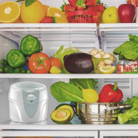 Generador de Ozono | Purificador de Aire | Portátil | Funciona a Pilas | Ideal para Espacios reducidos: Coches, armarios, Nevera