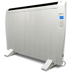Radiador Eléctrico Homely Atmosphere 1500W. 10 Elementos, 3 Modos, Mando de Control, Temporizador, Pantalla LED.