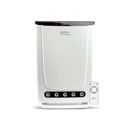 Ozono Action 1300 | Generador de Ozono y Aniones | Purificador de Aire | Desinfección del Aire y Agua | Emisión 400 MG/h | 14W