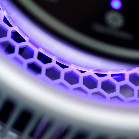 Purificador de Aire | Filtro HEPA y Luz Ultravioleta | Sensor de contaminación | 4 Sistemas de filtrado | 18W