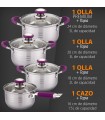 Set Sartenes Copper Pan 12 Pzs + Bateria 8 Pzs Elitechef Hannover
